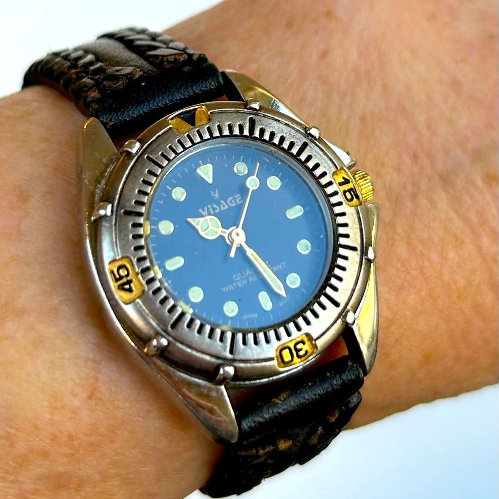 Sport Watch. Stainless Steel Sport Watch Visage SUPER FAST SHIPPING - Picture 1 of 10